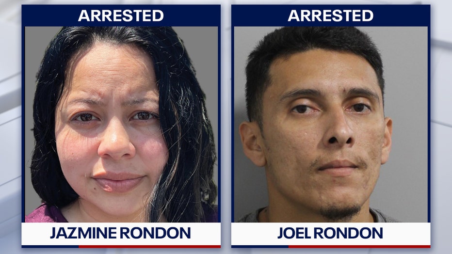Mugshots of Joel and Jazmine Rondon courtesy of the Polk County Sheriff's Office. 