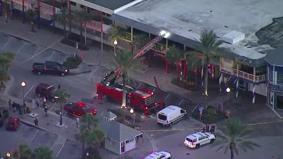 Aerial footage shows the aftermath of a fire at a Madeira Beach wildlife center. 