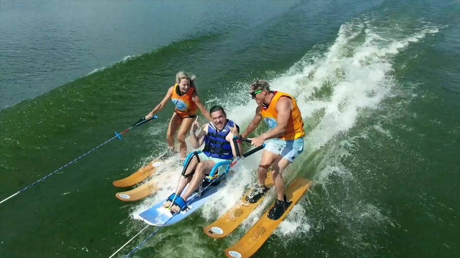 Ann’s Angels Adaptive Waterski Foundation helps kids with disabilities experience waterskiing.