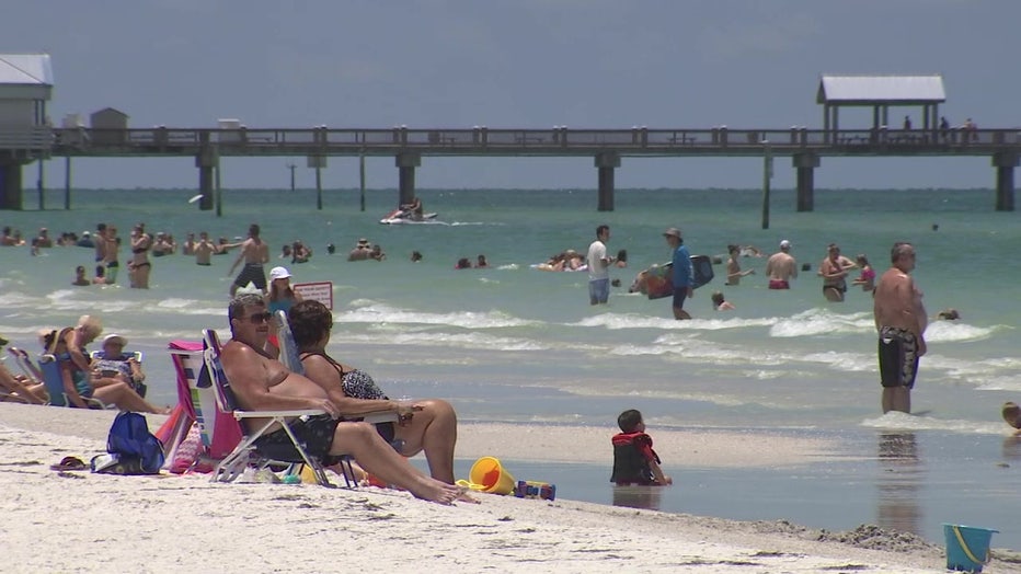 Sunbathing is a part of life in the Sunshine State.