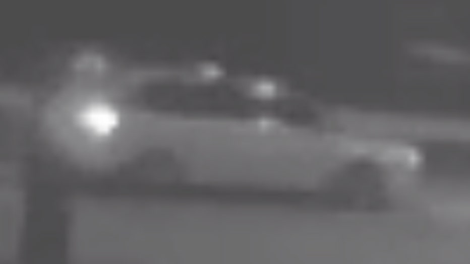 Image of vehicle police are searching for in connection with a road rage shooting. 