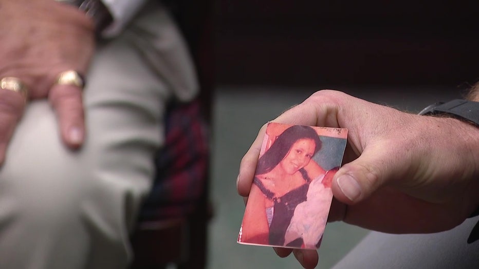 Templeton always keeps a photo of Julie Buckner in his wallet.