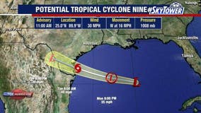 Potential Tropical Cyclone 9 sets sights on Texas as several storms swirl in Atlantic