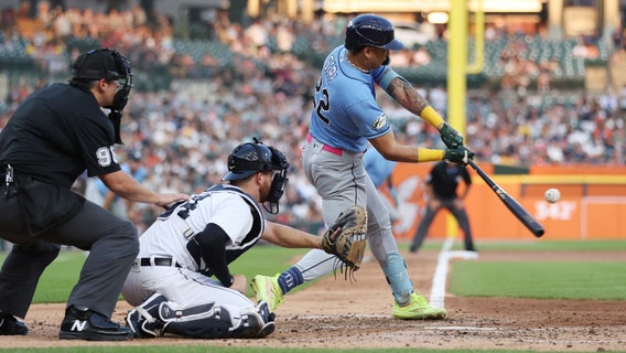 Jose Siri homers and drives in 3 runs in Rays 8-0 win