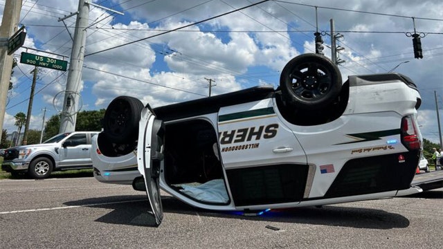 Hillsborough deputy's vehicle flips during crash while responding to call: HCSO
