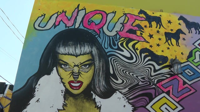 Tampa artist creates Beyoncé mural ahead of concert at Raymond James