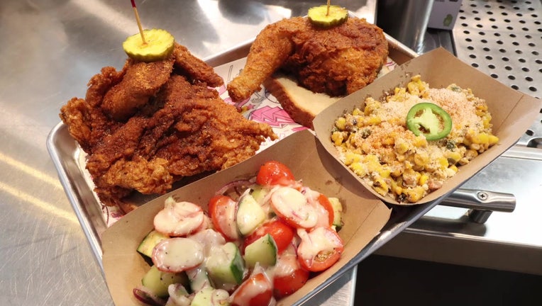 Lovebird Almost Famous Chicken serves Lakeland southern fried chicken.