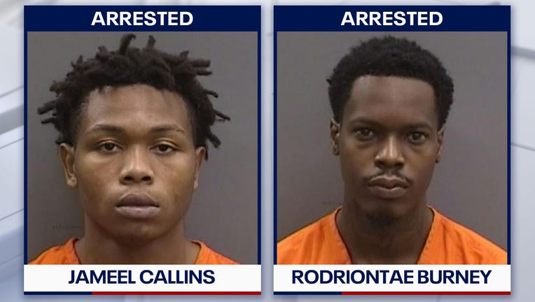 Callins and Burney are facing felony charges, according to authorities. Courtesy: Hillsborough County Sheriffs Office