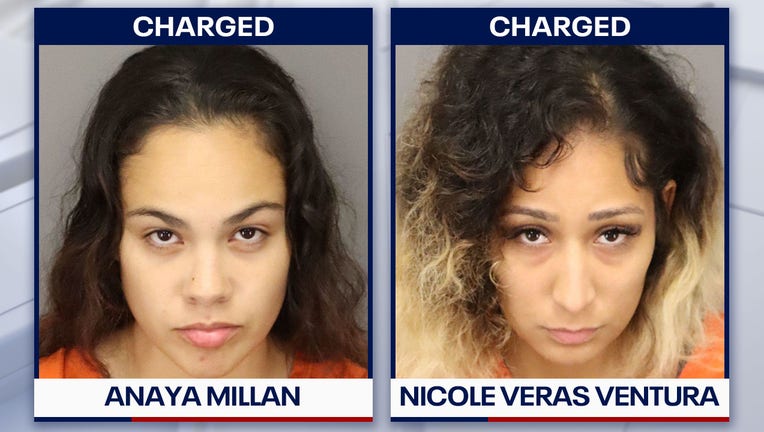 Nicole Ventura and Anaya Millan were both charged after a fatal hit-and-run. Courtesy: Pinellas Police Department 