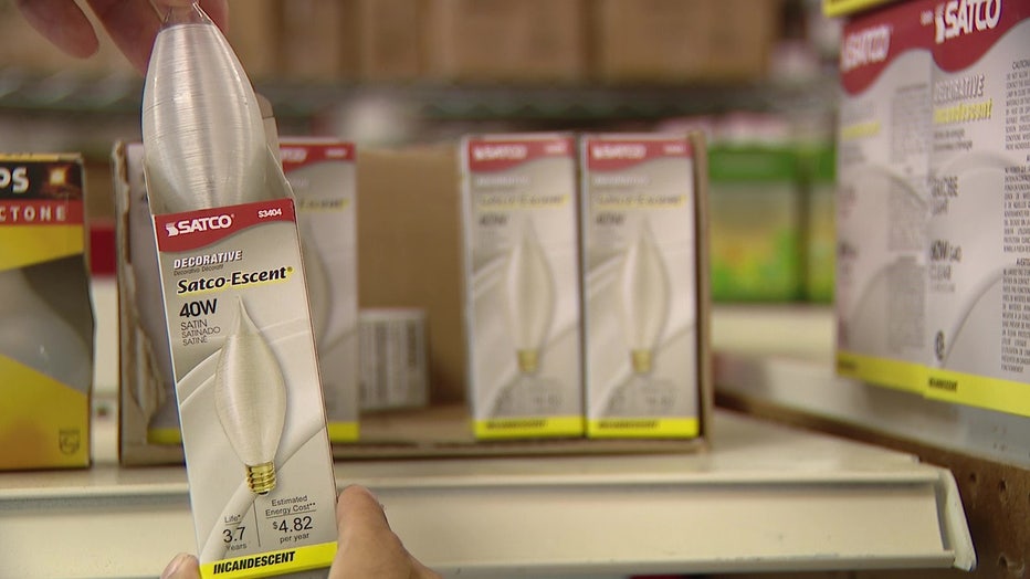 Incandescent light bulbs can no longer be made or sold nationwide.