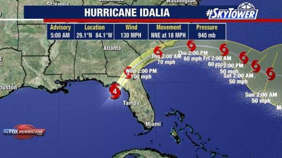 Hurricane Idalia updates: Storm downgraded to Category 3 ahead of landfall