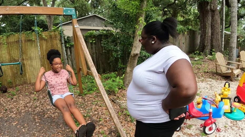 Kita Morgan and her daughter Jamila were living in a car at one point.