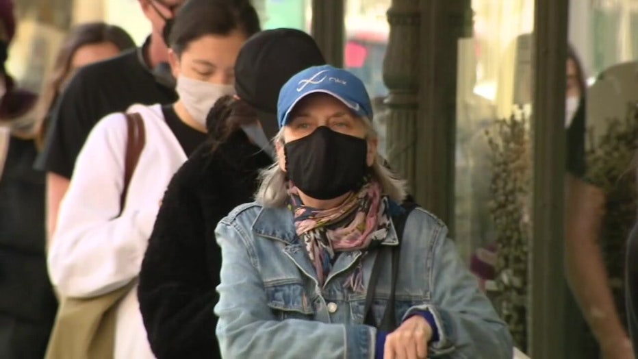 Wearing masks could help protect people from the COVID-19 variant.