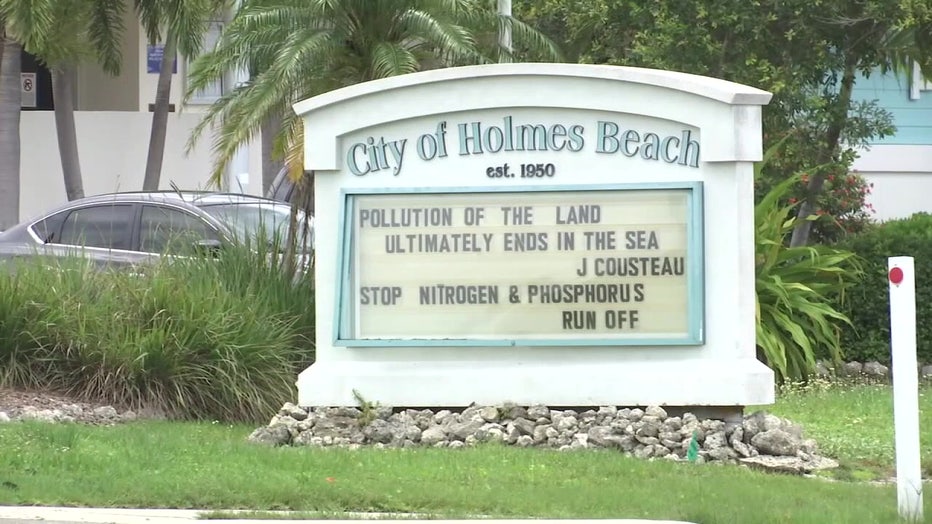 Holmes Beach residents say a parking garage could change the ambiance of their community. 