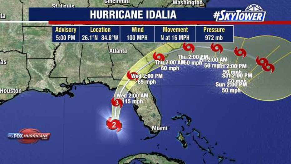 The current Hurricane Idalia map - Democratic Underground Forums