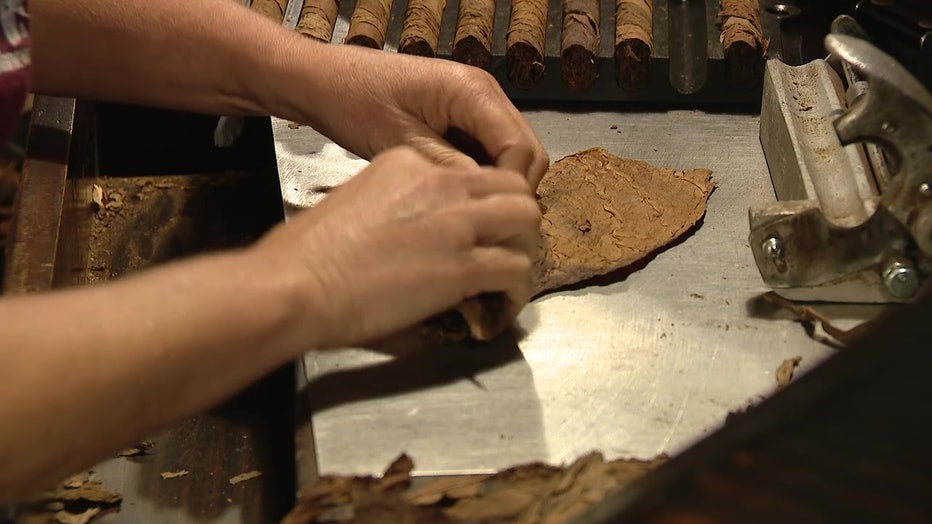 Cigars rolled solely by hand don't have to be regulated.
