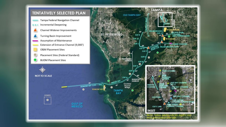 Port Tampa dredging project. 