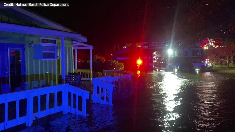 Flooding is impacting Holmes Beach residents.