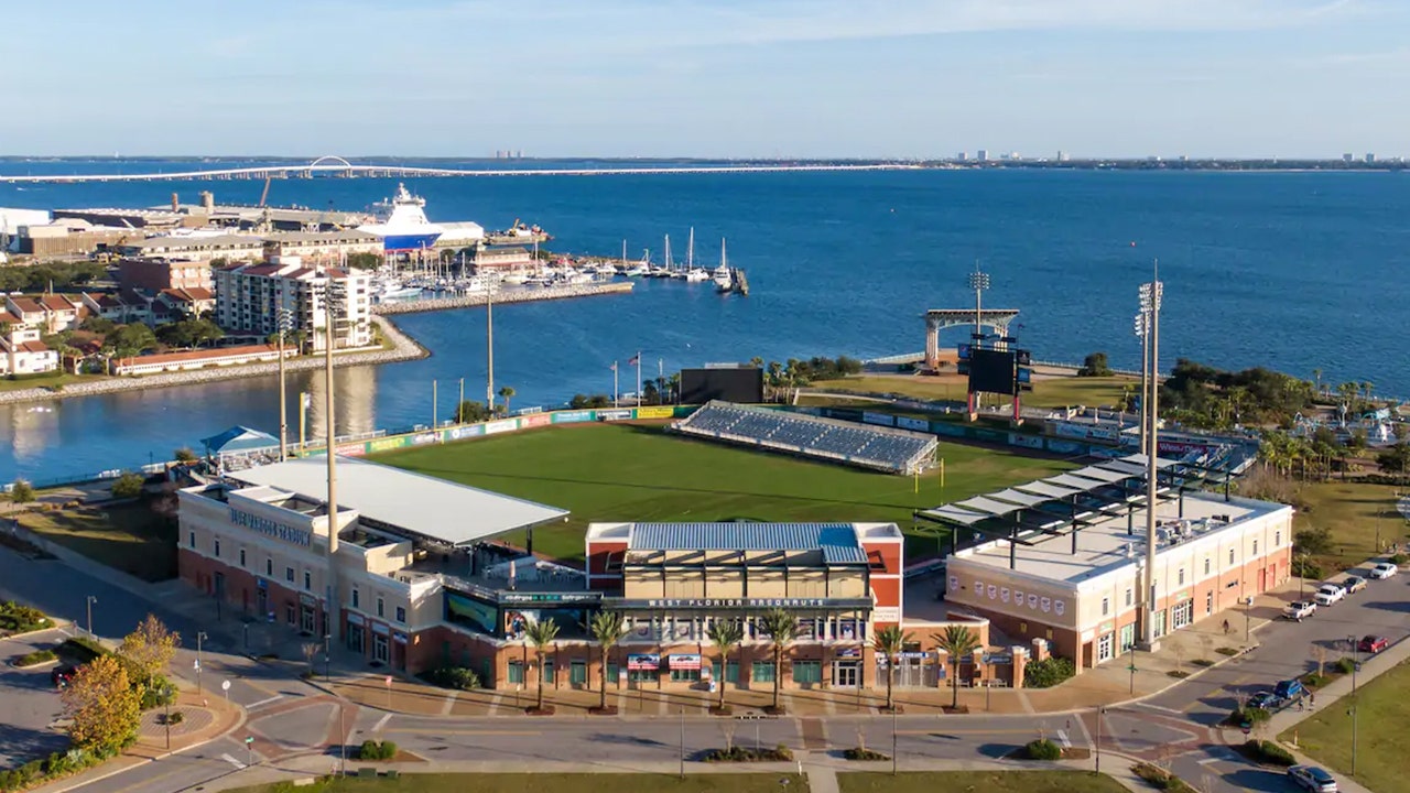 Maritime Park Home of the Pensacola Blue Wahoos Baseball Team :)