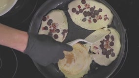 How to make Strawberry Chocolate Bacon Pancakes