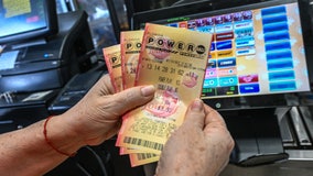 Powerball jackpot climbs to $596M after no tickets match numbers needed to claim grand prize