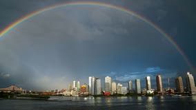 Hope arises: Rainbow graces New York City sky on 22nd anniversary of September 11