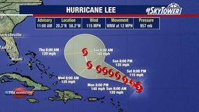 Hurricane Lee weakens to Category 3 storm, Tropical Storm Margot expected to stay over open waters