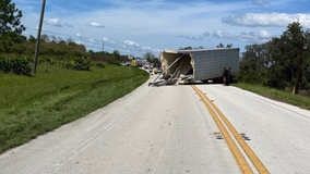 Amtrak train collides with semi truck in Polk County: sheriff's office