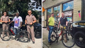 FHP: St. Petersburg hit-and-run victim gifted a brand-new bike during recovery