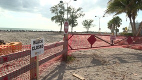 South Jetty in Venice closed over Labor Day due to Hurricane Idalia storm surge damage
