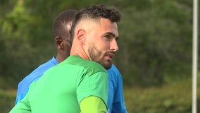 Rowdies' Leo Fernandes returns to team training