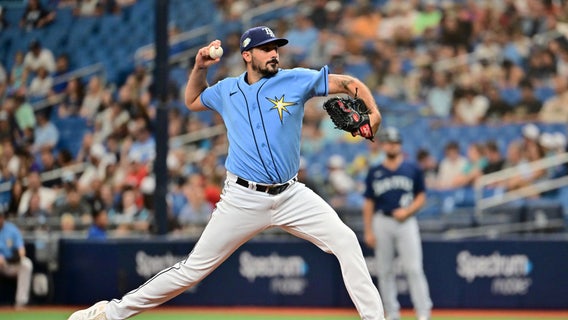 Eflin gets 14th win, Rays beat Mariners 6-3