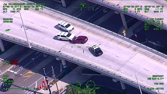 2 teenagers arrested after stealing vehicle in Riverview, leading authorities on chase through I-75