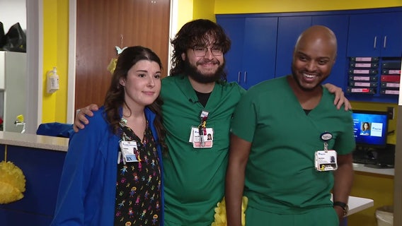 Three health care workers at St. Joseph's Children's Hospital have unique a connection to their patients