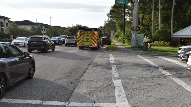Florida Highway Patrol trooper injured while protecting father and child crossing the street in Tampa