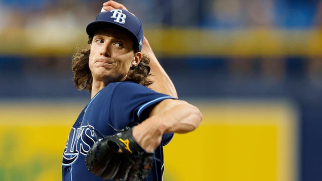 Tyler Glasnow ties career high with 14 strikeouts, Rays edge Red Sox, 3-1