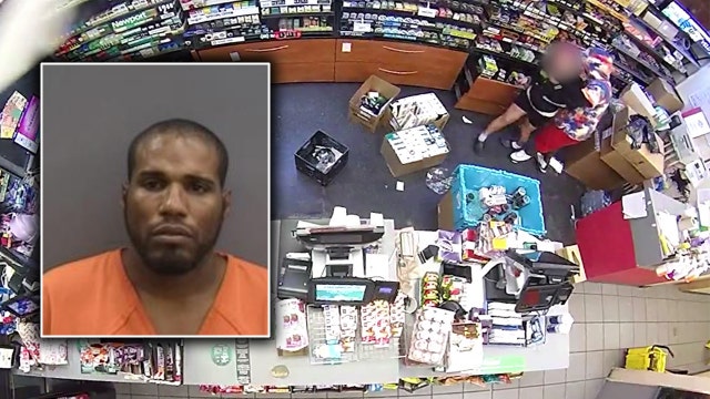 Robbery suspect caught after grabbing gas station cashier’s throat, stealing cash: Deputies