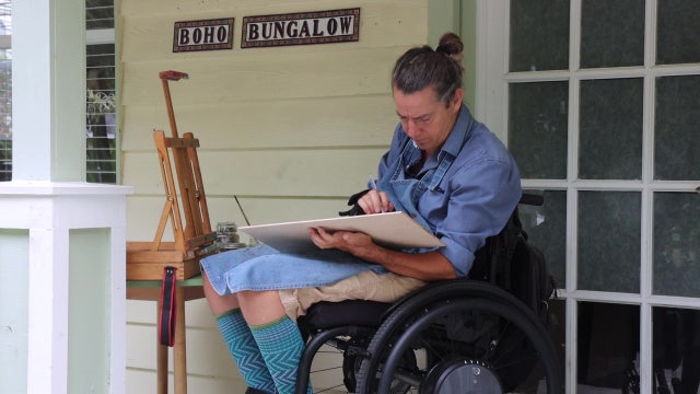 St. Petersburg artist discoverers new passion after life-changing injury