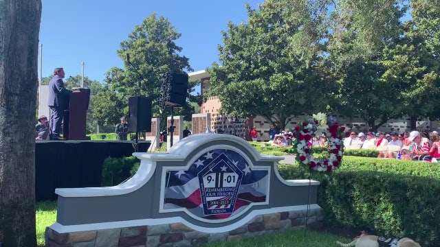 Nearly 400 gather at Curlew Hills Memory Gardens to honor those lost on 9/11