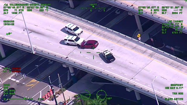 2 teenagers arrested after stealing vehicle in Riverview, leading authorities on chase through I-75