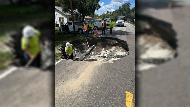 Water main break causes partial road collapse in Brandon: HCSO