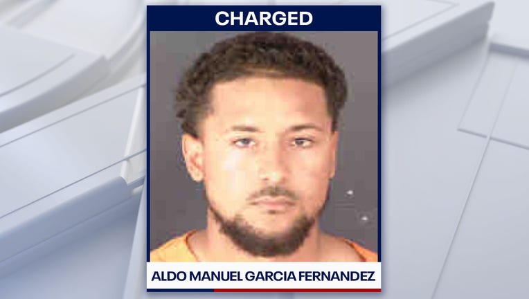 Aldo Manuel Garcia Fernandez was arrested and charged, according to BPD. Courtesy: Bradenton Police Department