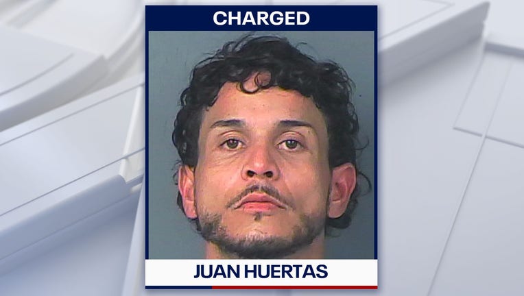 Juan Huertas was arrested and charged, according to deputies. Courtesy: Hernando County Sheriffs Office