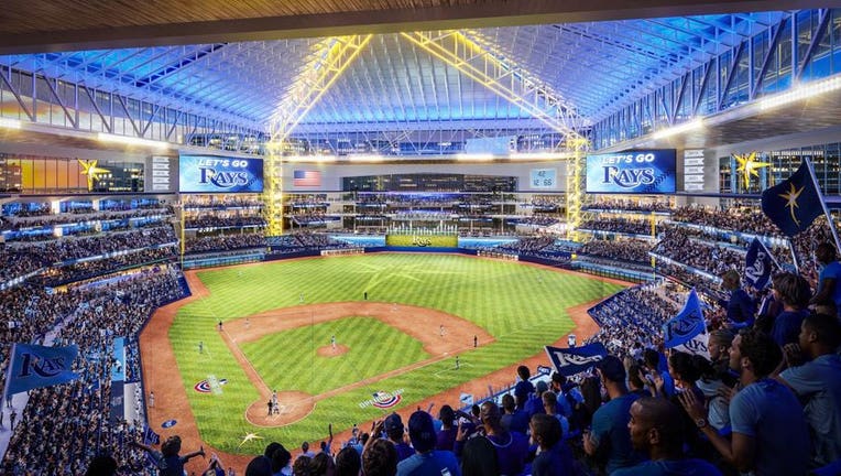 Rendering of new Rays ballpark.