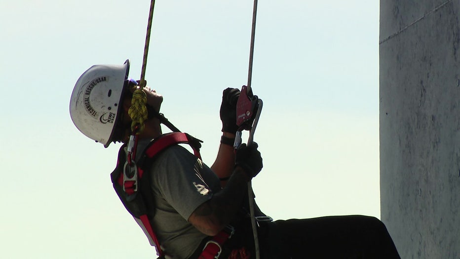 Firefighters are preparing for high-rise fires.