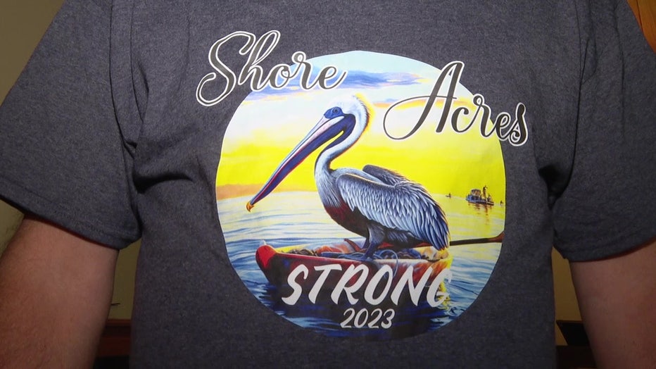 The proceeds from merch go towards a relief fund.