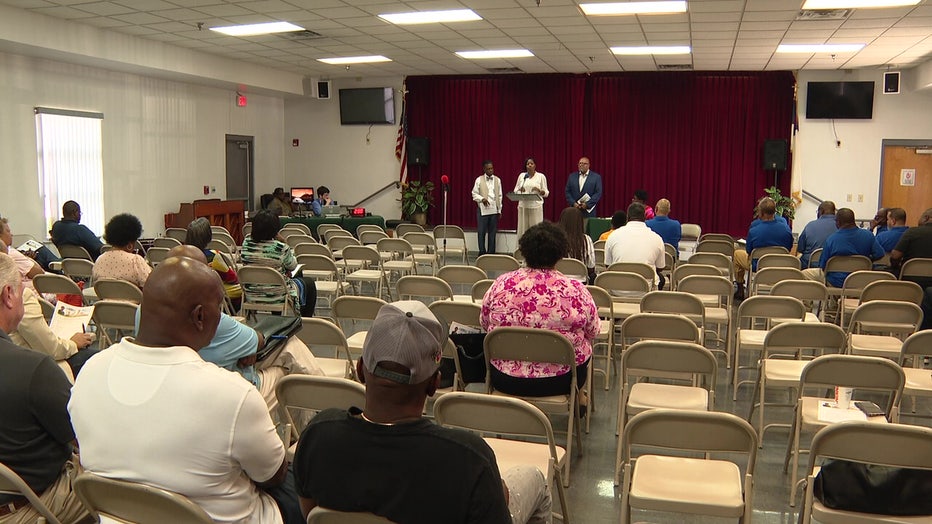 Community leaders discussed plans for stopping violence in the area.