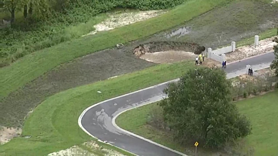 50-foot Sinkhole Forms On Polk County Property Months After Previous 75 ...