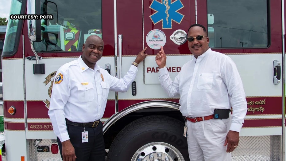 A Safe Haven for Newborns foundation and Polk County Fire Rescue renewed their partnership. Courtesy; PCFR