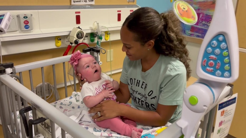 The twins are showing doctors how far they've come over the last few months.